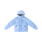 BABY BLUE RISKY PATTERN WINTER JACKET