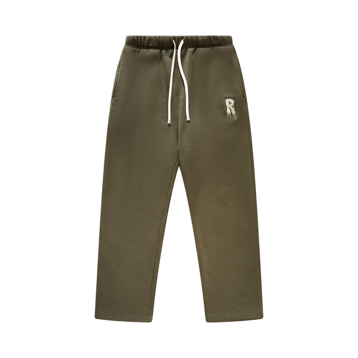GREEN RISKY PLAINZ SWEATPANTS
