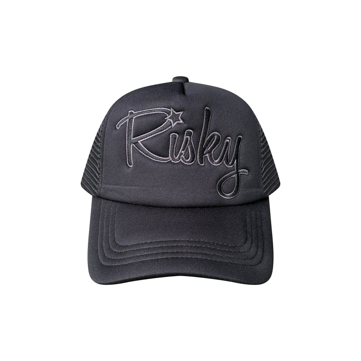 BLACK RISKY SIGNATURE CAP