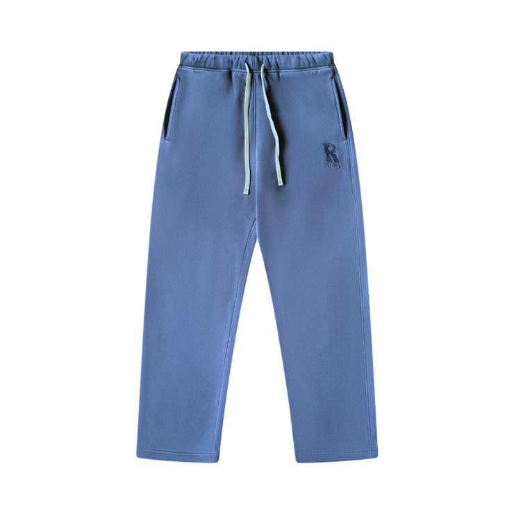 NAVY BLUE RISKY PLAINZ SWEATPANTS