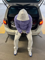 GREY RISKY UNIVERSE 1.0 ZIP HOODIE