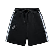 BLACK RISKY TRACK SHORTS