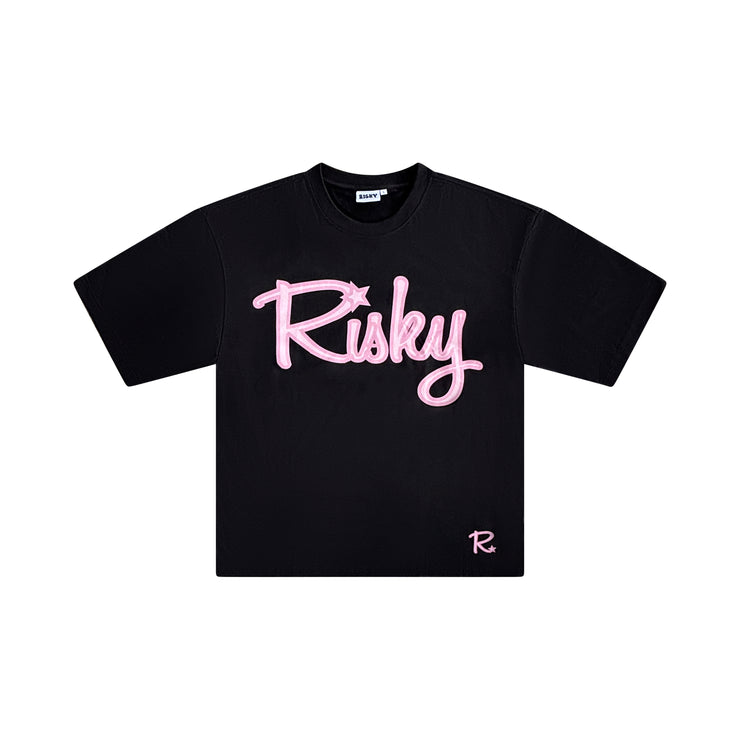 BLACK/PINK RISKY FAMILY T-SHIRT