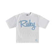 WHITE/BLUE RISKY FAMILY T-SHIRT