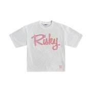 WHITE/PINK RISKY FAMILY T-SHIRT