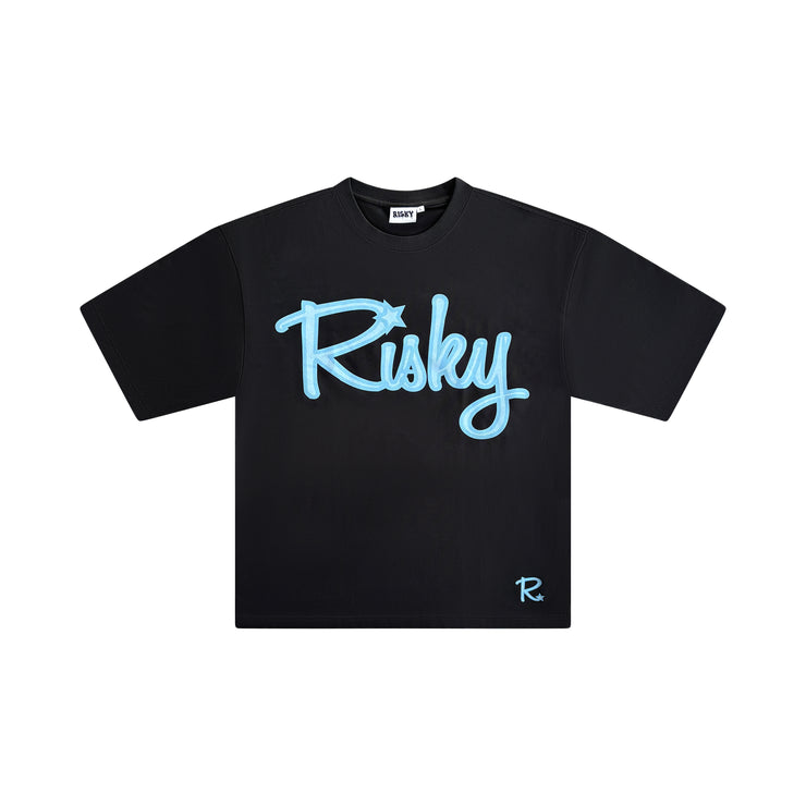 BLACK/BLUE RISKY FAMILY T-SHIRT
