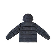 BLACK RISKY PATTERN WINTER JACKET